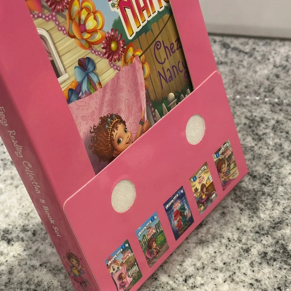 New Disney Junior Kids Fancy Nancy 5 Book Set Pink I Can Read Level 1 Collection